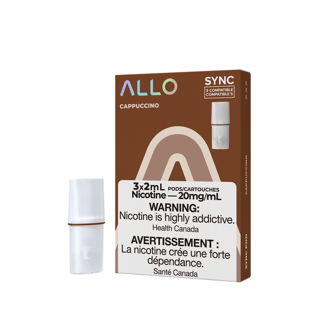 Cappuccino - Allo Sync Pods - 3pk | The Vapor Bar