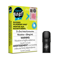 Thumbnail for Flavour Beast Vape Pods - Blessed Blueberry Mint Iced - Flavour Beast Pods 5PC - Stlth and Allo Compatible