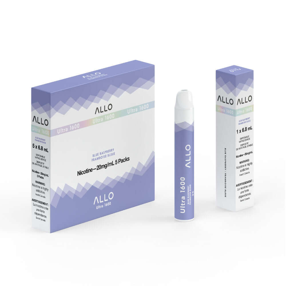 Blue Raspberry - Allo Ultra 1600 Disposable - 5pc/Carton | ALLO at The Vapor Bar