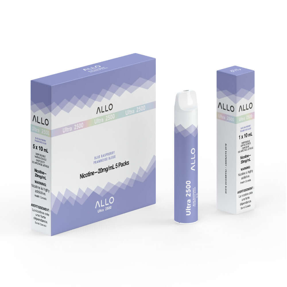 Blue Raspberry - Allo Ultra 2500 Disposable - 5pc/Carton | ALLO at The Vapor Bar