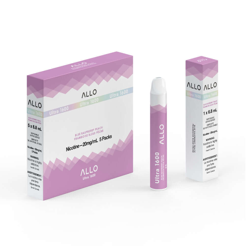 Blue Raspberry Peach - Allo Ultra 1600 Disposable - 5pc/Carton | ALLO at The Vapor Bar