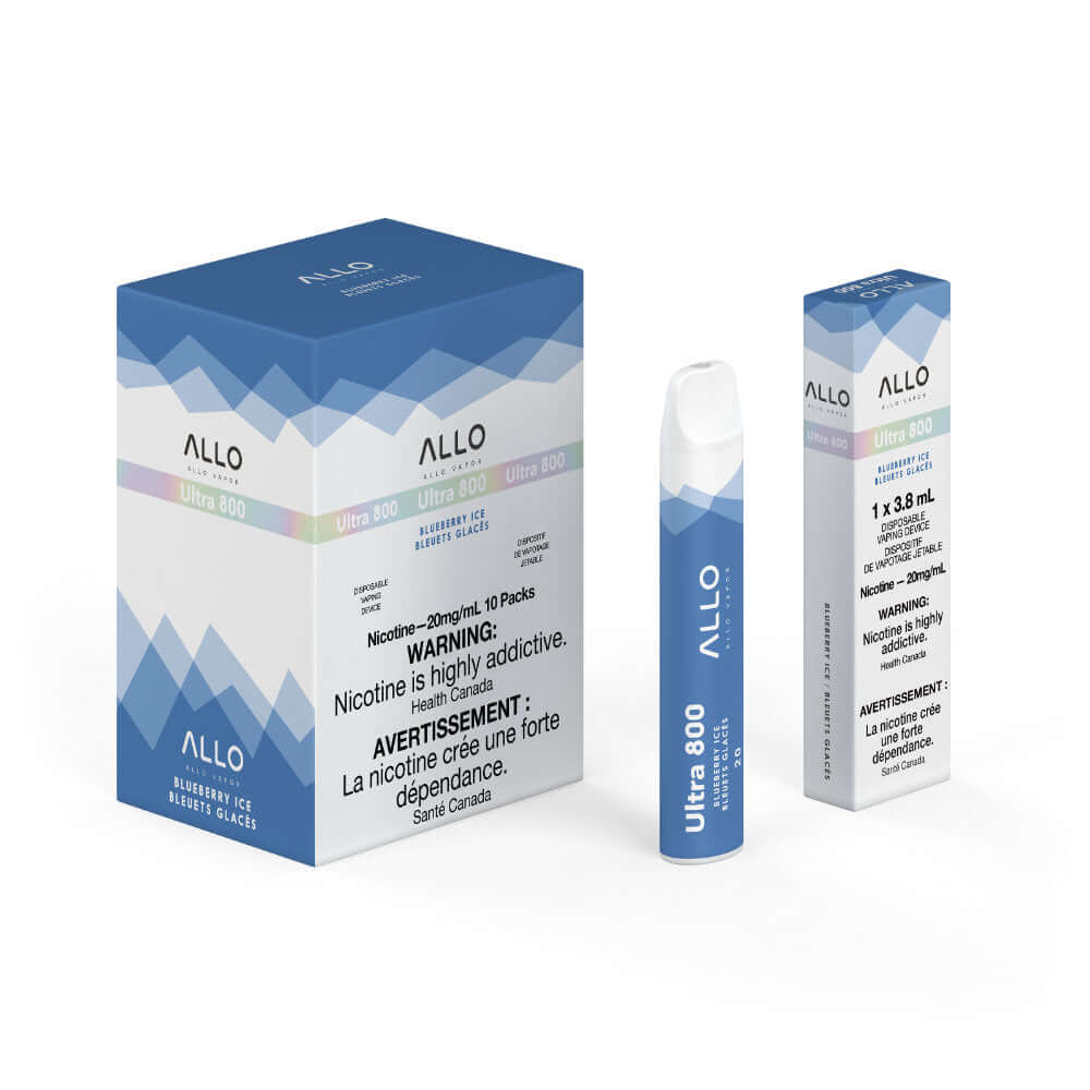 Blueberry Ice - Allo Ultra 800 Disposable - 10pc/Carton | ALLO at The Vapor Bar