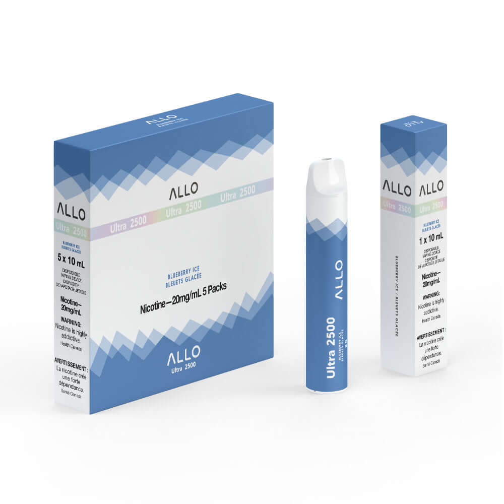 Blueberry Ice - Allo Ultra 2500 Disposable - 5pc/Carton | ALLO at The Vapor Bar