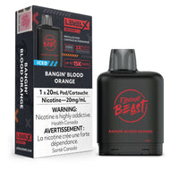 Thumbnail for Flavour Beast Boost Vape Pods - Bangin' Blood Orange Iced - Level X Flavour Beast Boost Pod 20mL 6PC