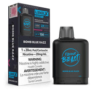 Thumbnail for Flavour Beast Boost Vape Pods - Bomb Blue Razz - Level X Flavour Beast Boost Pod 20mL 6PC