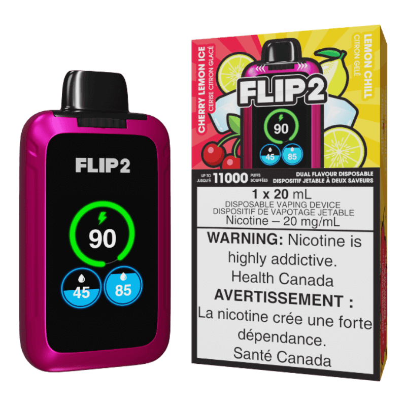 CHERRY LEMON ICE-LEMON CHILL - FLIP 2 DISPOSABLE (5PC) | The Vapor Bar