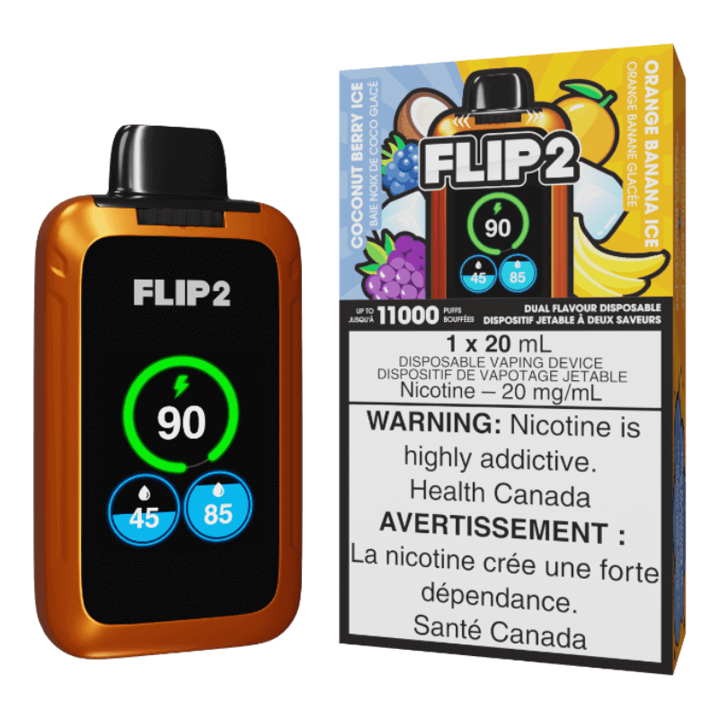 COCONUT BERRY ICE-ORANGE BANANA ICE - FLIP 2 DISPOSABLE (5PC) | The Vapor Bar