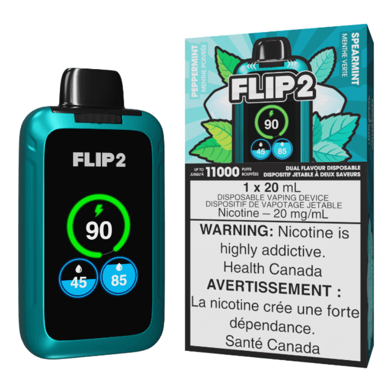 PEPPERMINT-SPEARMINT - FLIP 2 DISPOSABLE (5PC) | The Vapor Bar