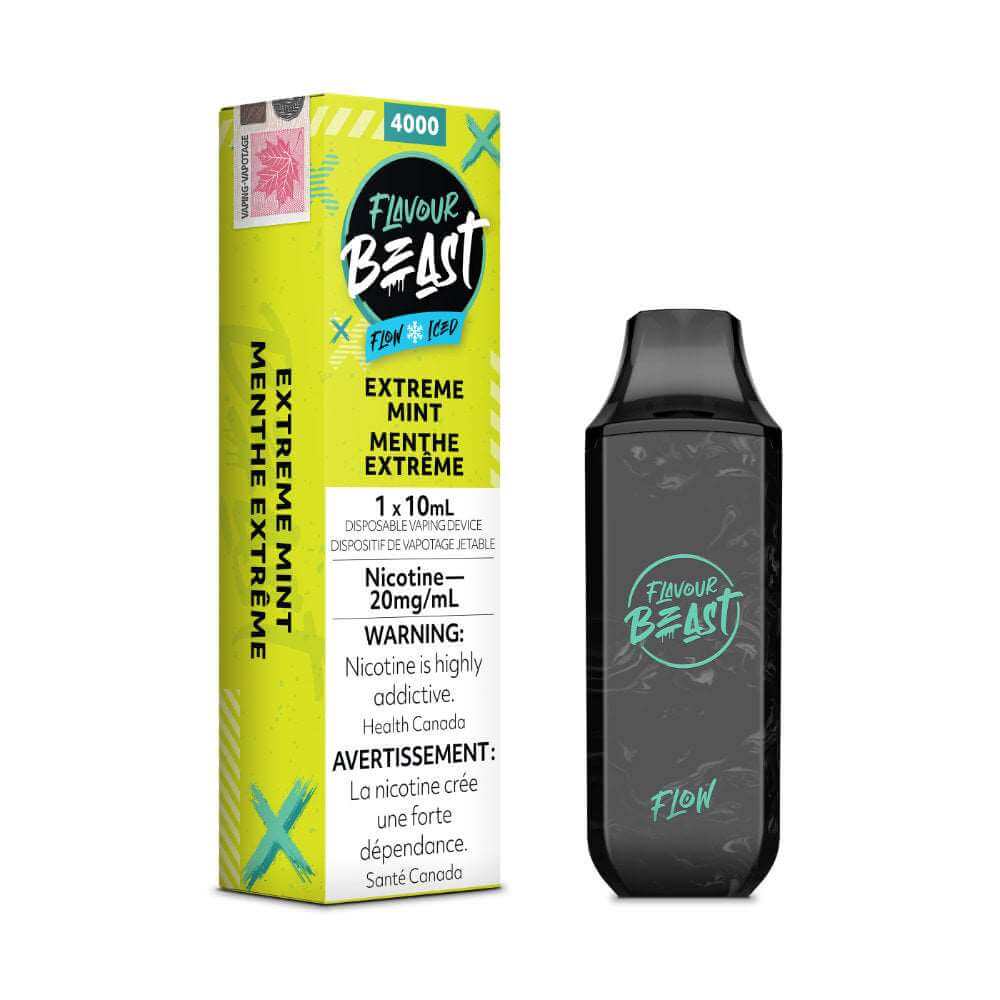 Disposable Vape - Extreme Mint Iced - Flavour Beast Flow - 6pc