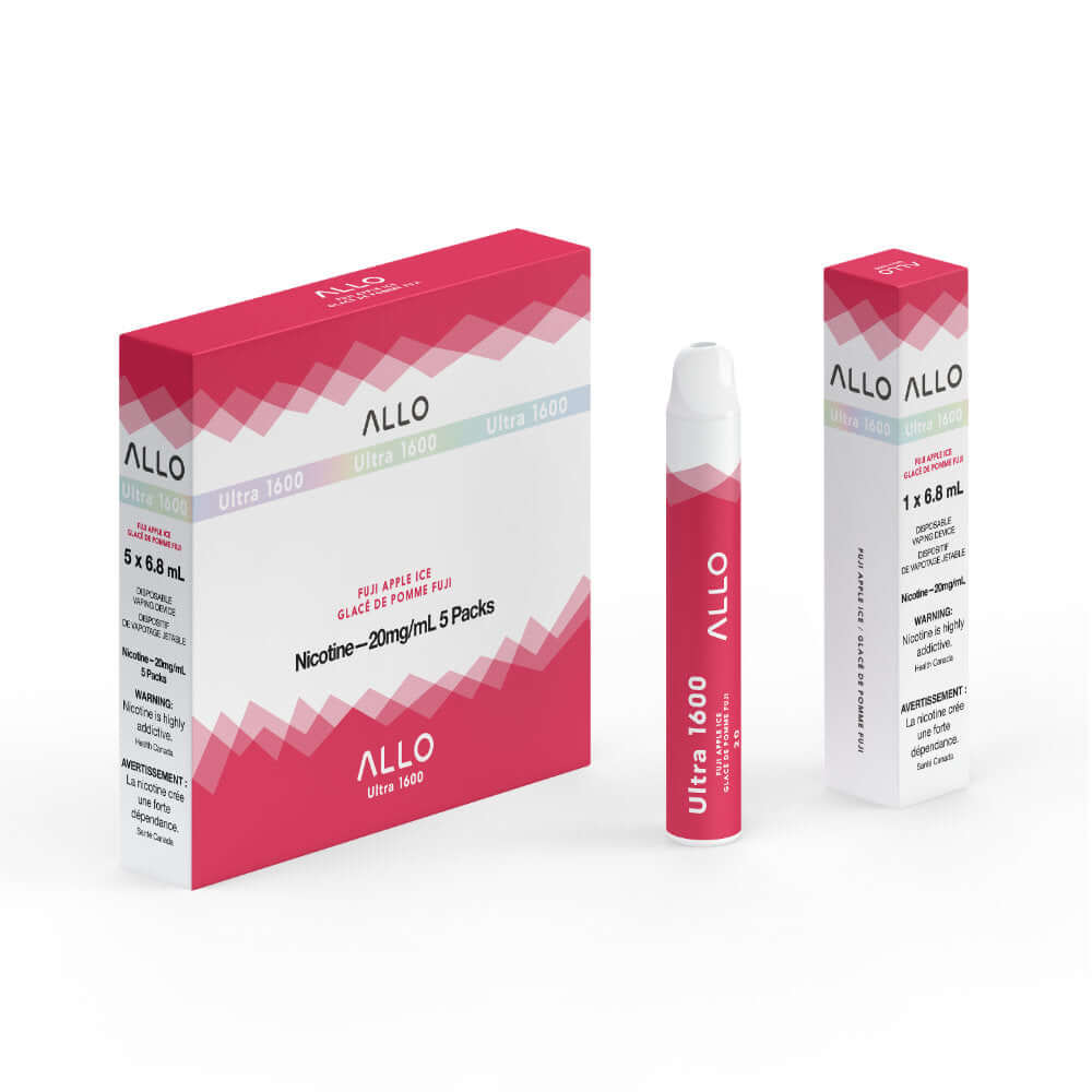 Fuji Apple Ice - Allo Ultra 1600 Disposable - 5pc/Carton | ALLO at The Vapor Bar