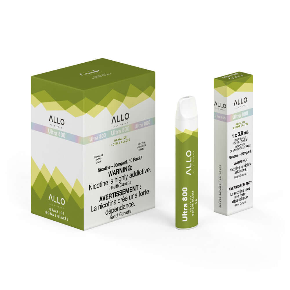 Guava Ice - Allo Ultra 800 Disposable - 10pc/Carton | ALLO at The Vapor Bar