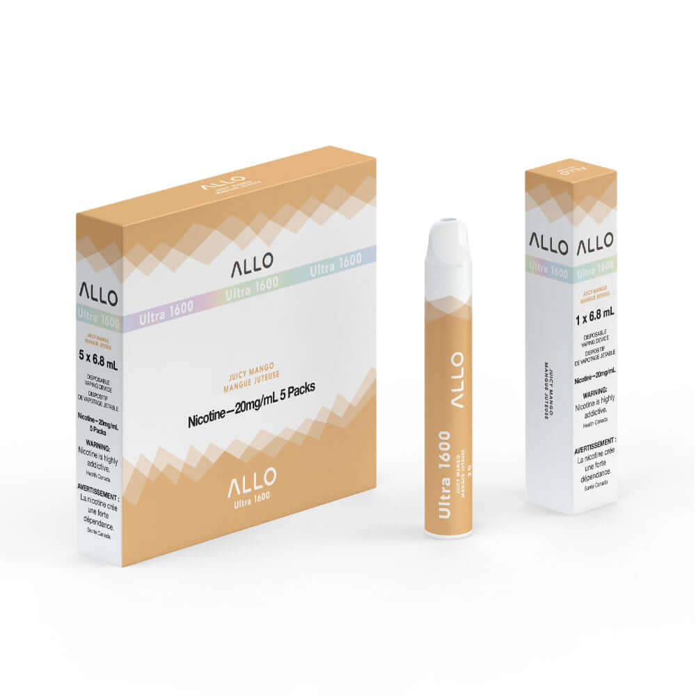 Juicy Mango - Allo Ultra 1600 Disposable - 5pc/Carton | ALLO at The Vapor Bar