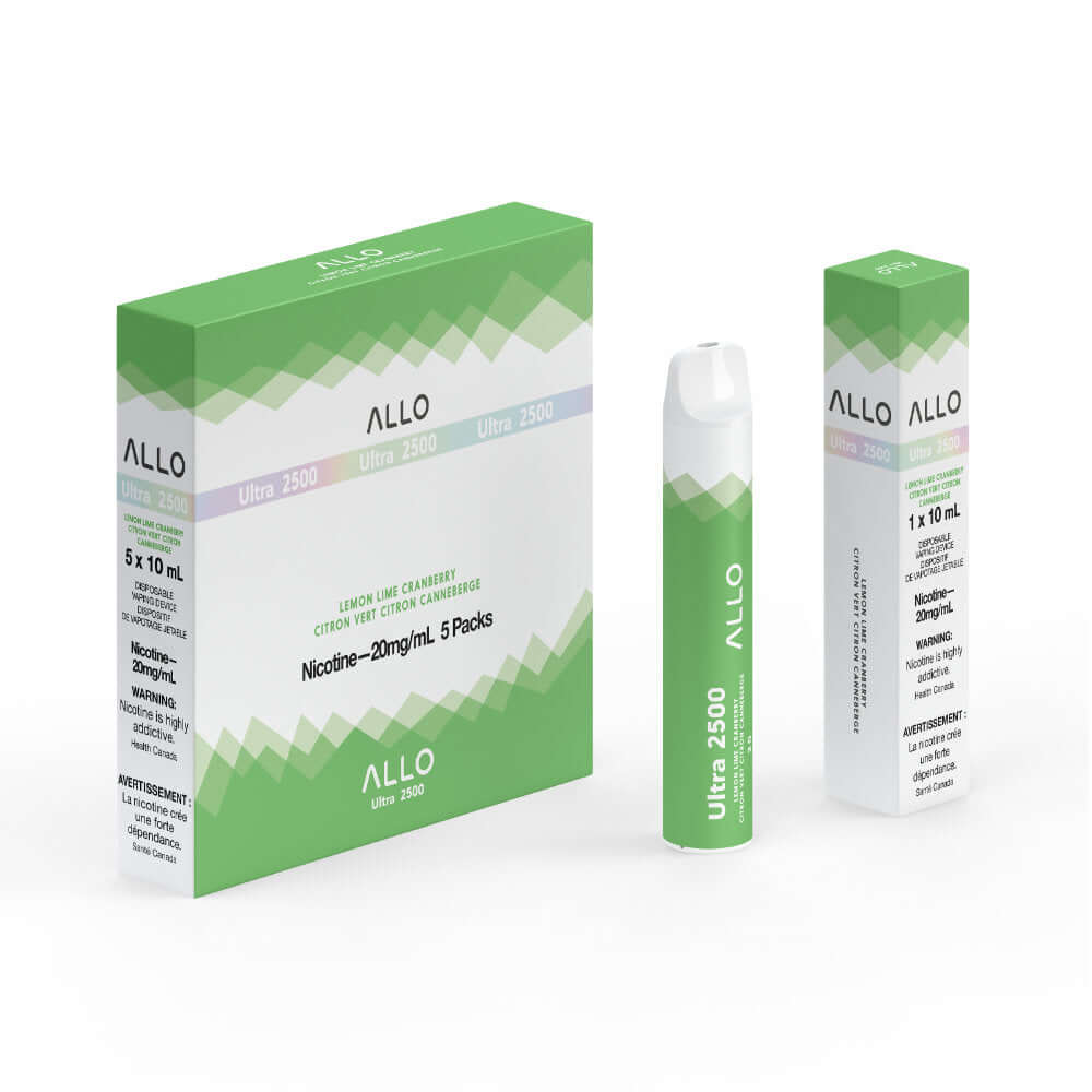 Lemon Lime Cranberry - Allo Ultra 2500 Disposable - 5pc/Carton | ALLO at The Vapor Bar