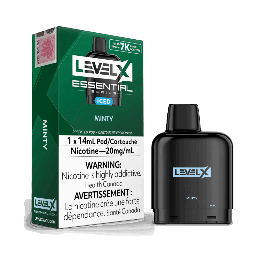 Level X Essential Series Pod 14mL - Minty Ice | Level X at The Vapor Bar