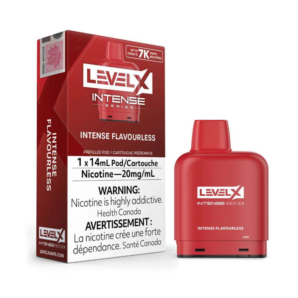 Level X Intense Series Pod 14mL - Intense Flavourless | Level X at The Vapor Bar