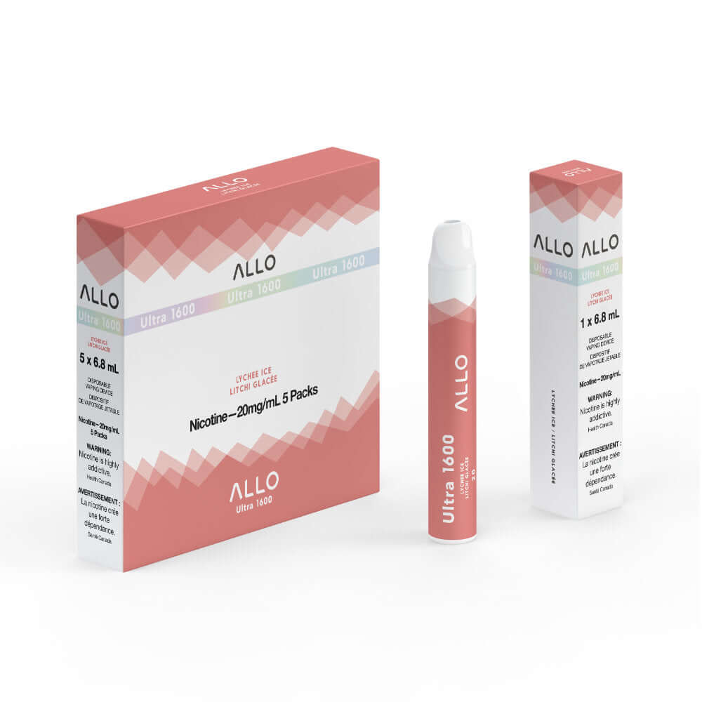 Lychee Ice - Allo Ultra 1600 Disposable - 5pc/Carton | ALLO at The Vapor Bar