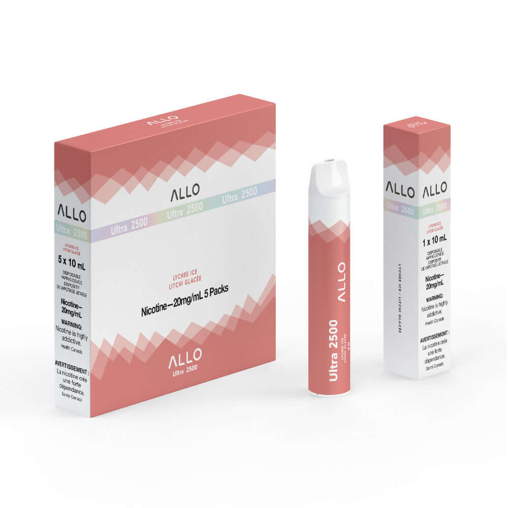 Lychee Ice - Allo Ultra 2500 Disposable - 5pc/Carton | ALLO at The Vapor Bar