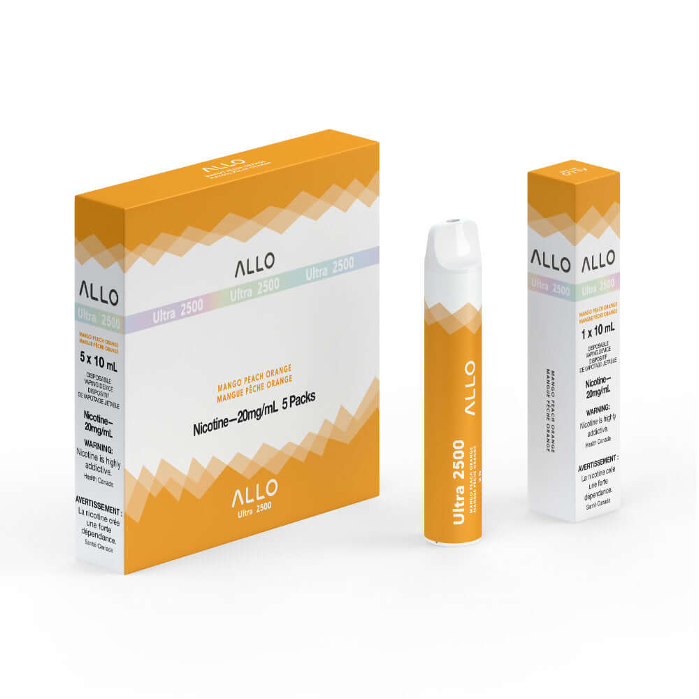 Mango Peach Orange - Allo Ultra 2500 Disposable - 5pc/Carton | ALLO at The Vapor Bar