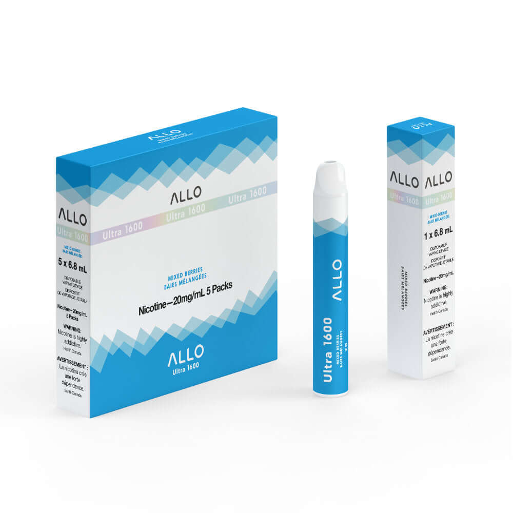 Mixed Berries - Allo Ultra 1600 Disposable - 5pc/Carton | ALLO at The Vapor Bar