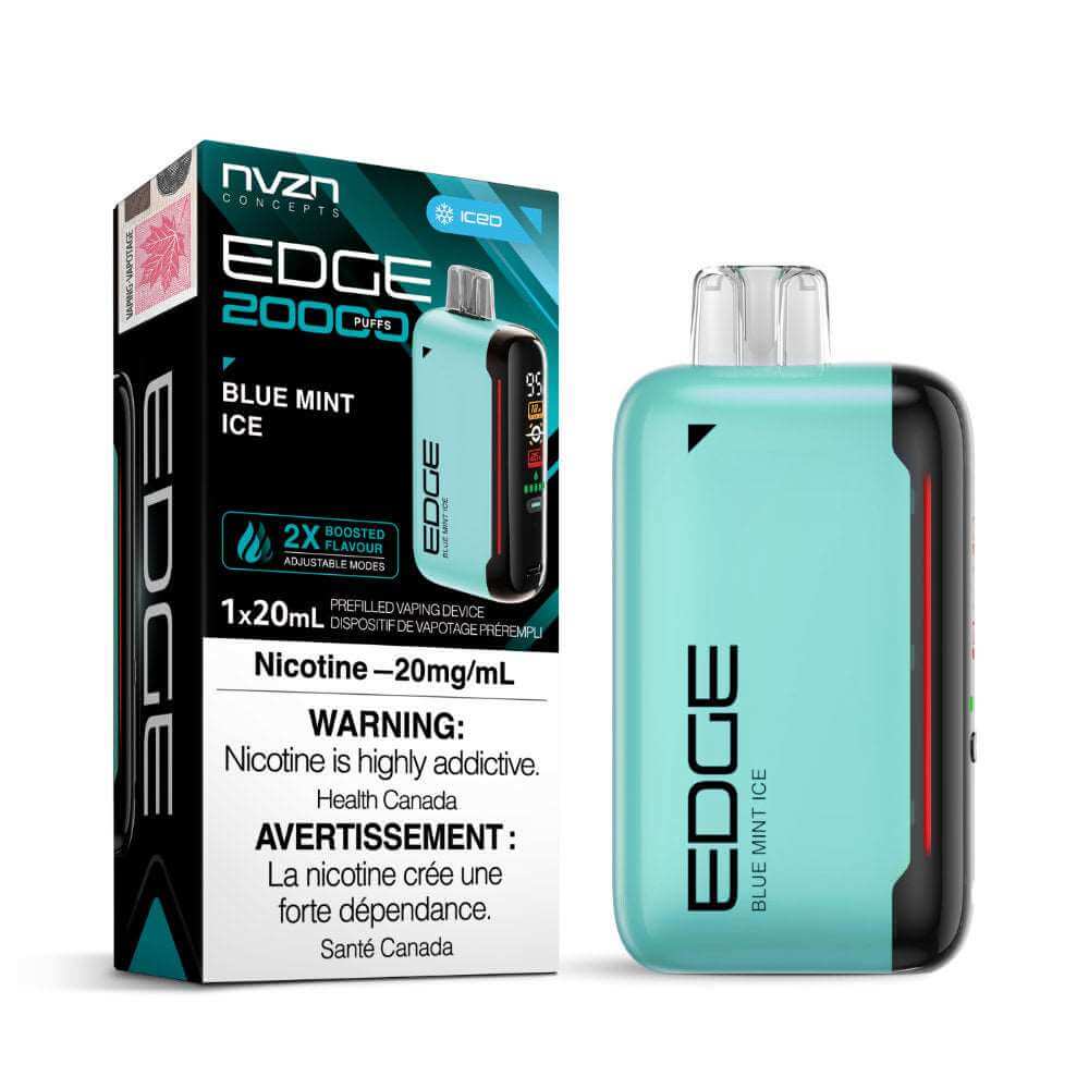 Disposable Vape - Blue Mint Ice - Edge by NVZN 20000 - 5pc