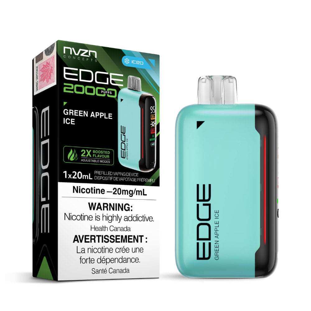 Disposable Vape - Green Apple Ice - Edge by NVZN 20000 - 5pc