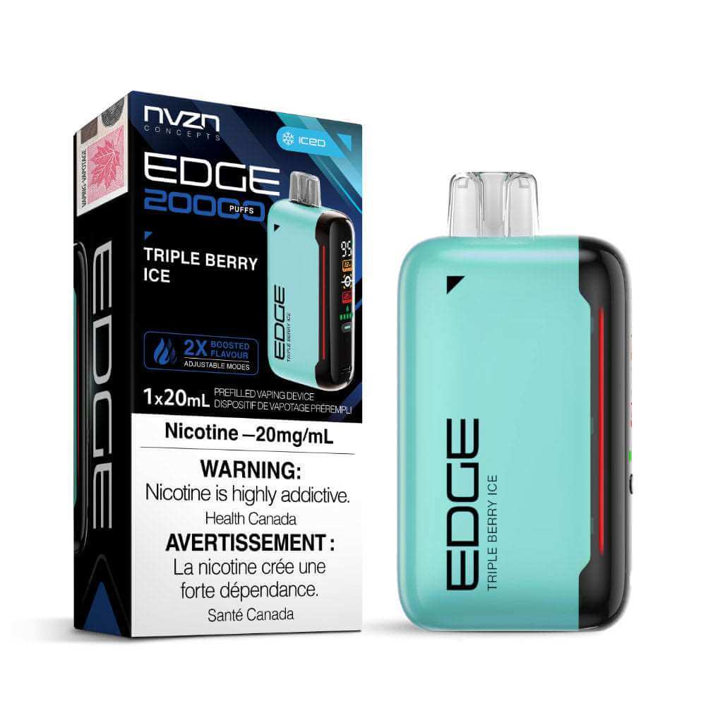 Disposable Vape - Triple Berry Ice - Edge by NVZN 20000 - 5pc