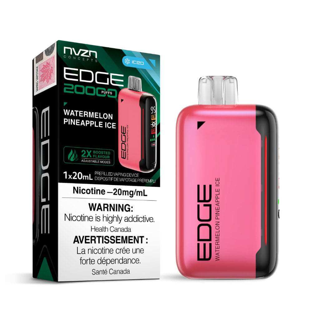 Disposable Vape - Watermelon Pineapple Ice - Edge by NVZN 20000 - 5pc