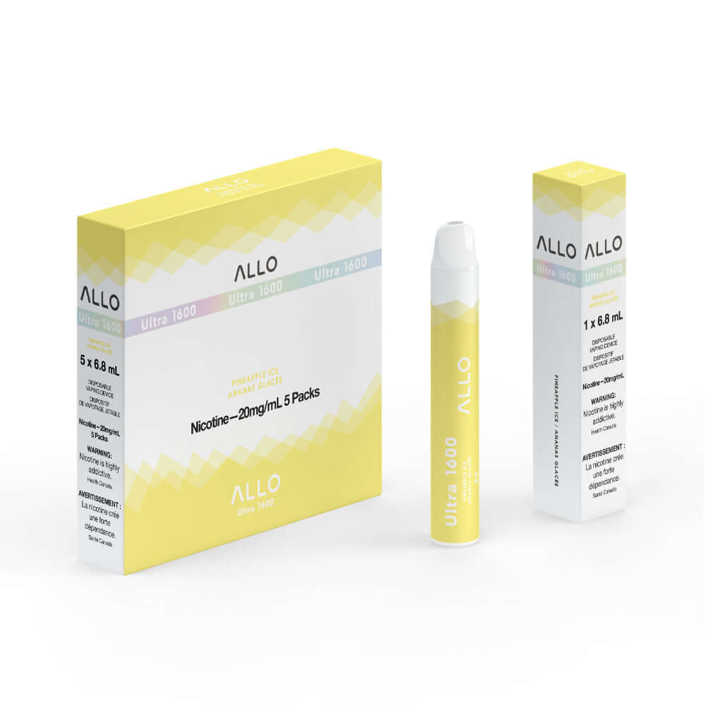 Pineapple Ice - Allo Ultra 1600 Disposable - 5pc/Carton | ALLO at The Vapor Bar