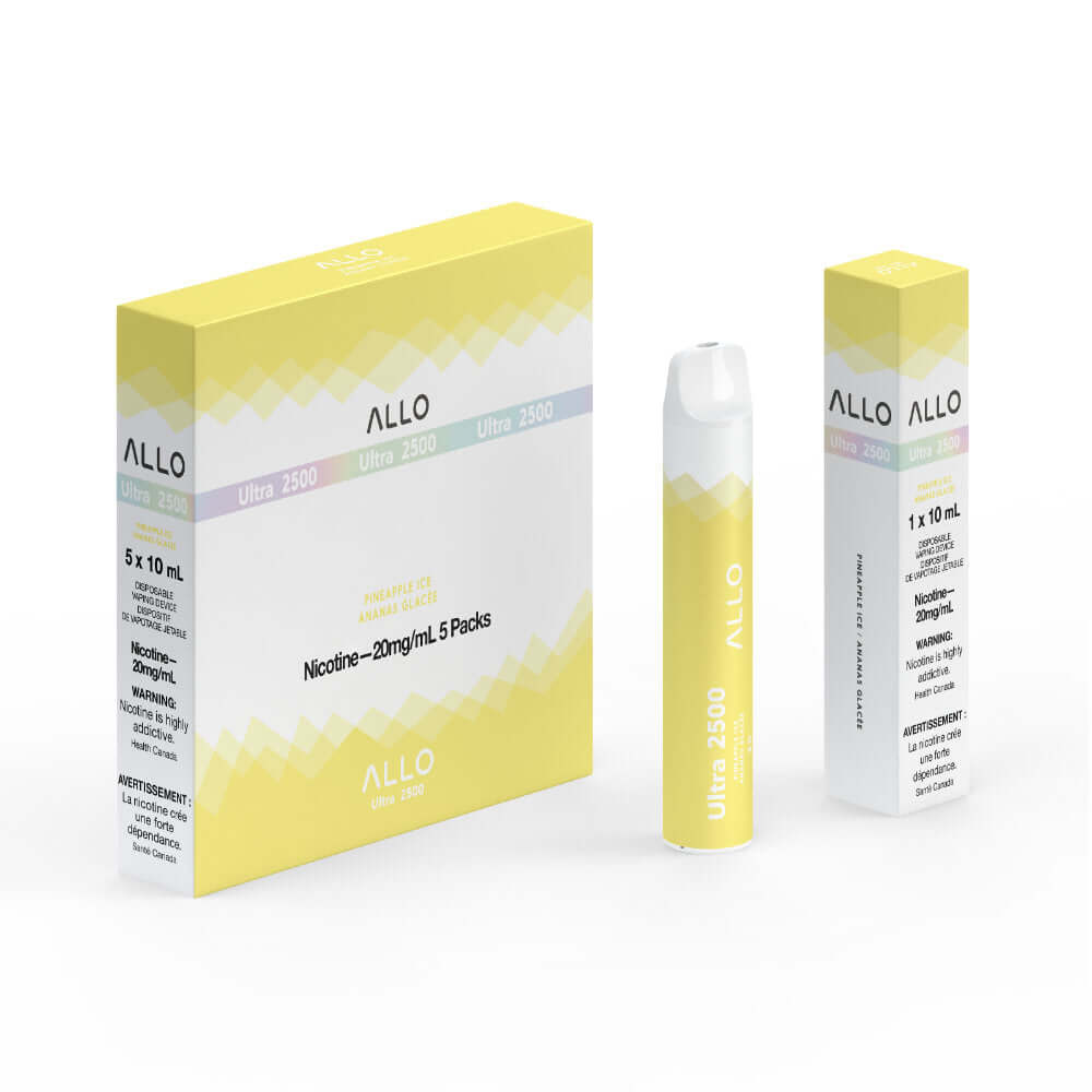 Pineapple Ice - Allo Ultra 2500 Disposable - 5pc/Carton | ALLO at The Vapor Bar