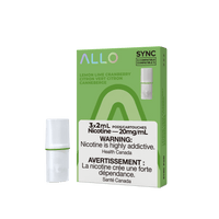 Thumbnail for Lemon Lime Cranberry - Allo Sync Pods - 3pk | The Vapor Bar