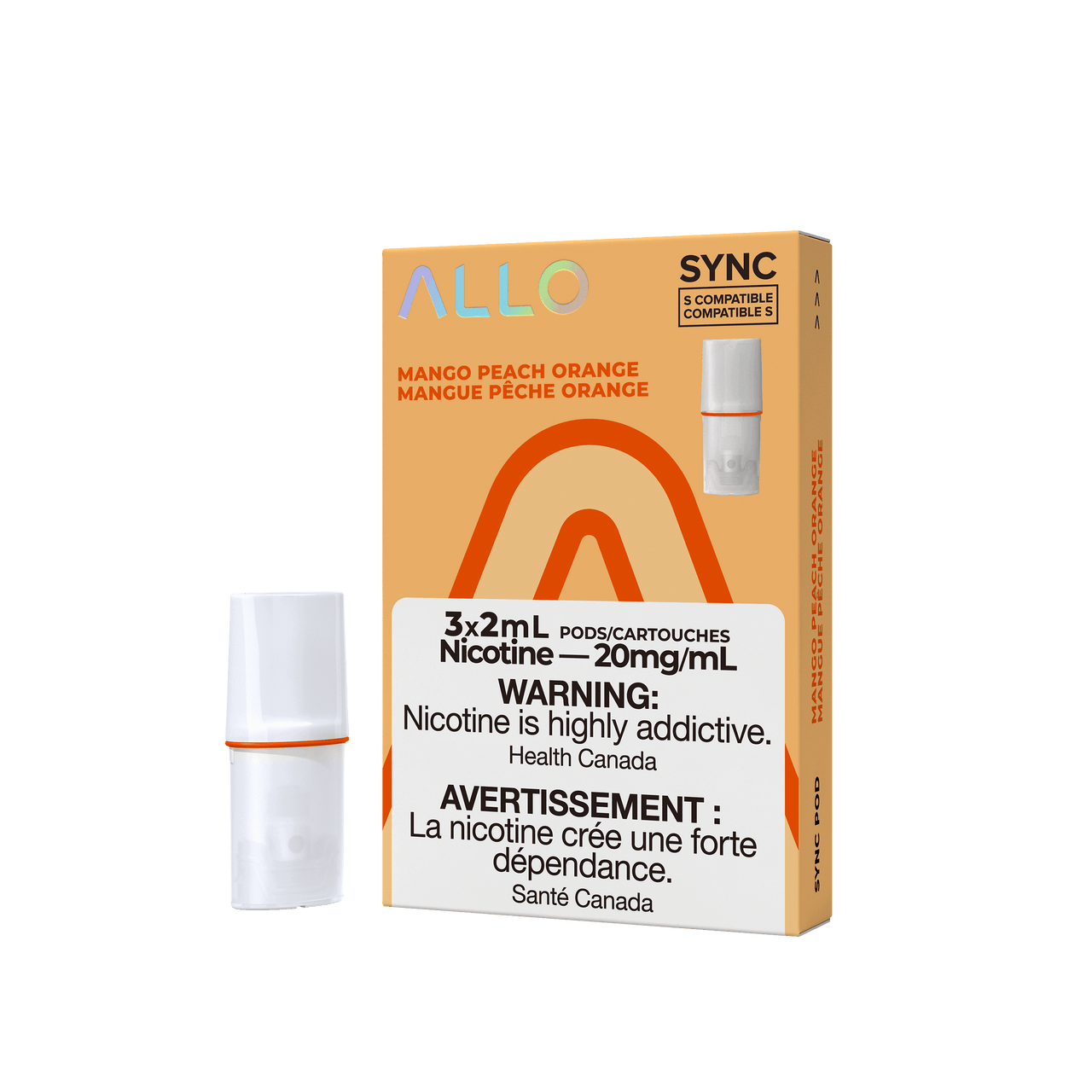 Mango Peach Orange - Allo Sync Pods - 3pk | The Vapor Bar