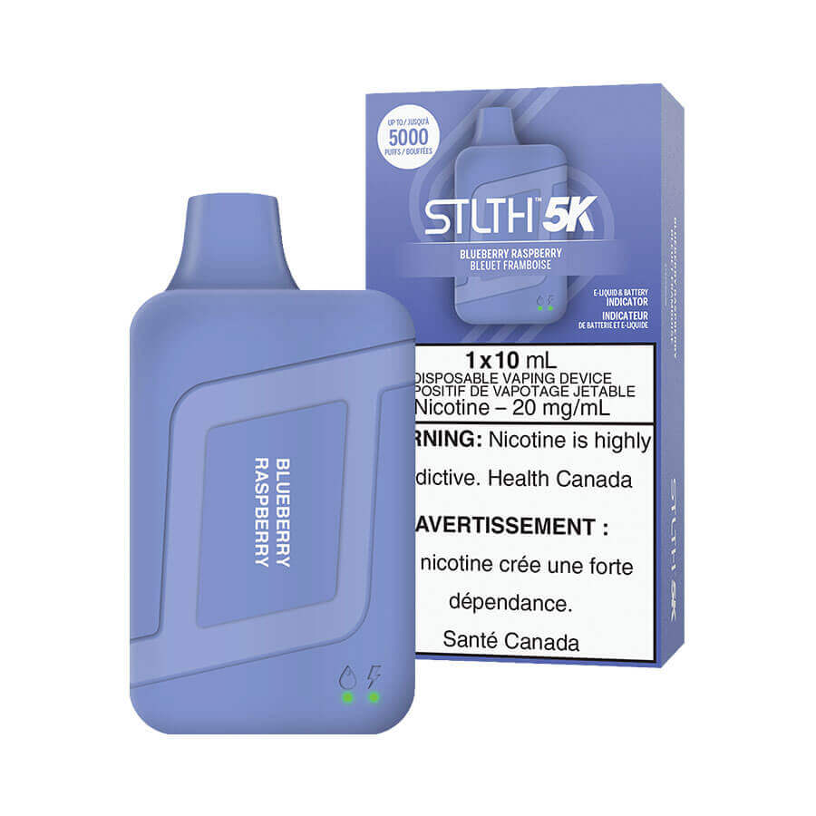 BLUE RASPBERRY - STLTH 5K DISPOSABLE (5PC) | The Vapor Bar