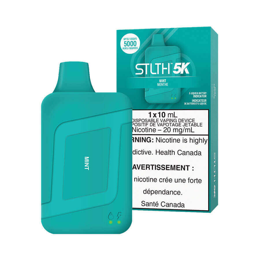 MINT - STLTH 5K DISPOSABLE (5PC) | The Vapor Bar