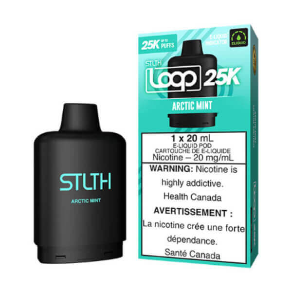 STLTH LOOP 25K POD PACK - ARCTIC MINT 5PC - The Vapor Bar