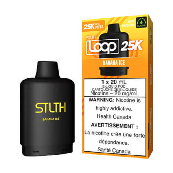 STLTH LOOP 25K POD PACK - BANANA ICE 5PC - The Vapor Bar