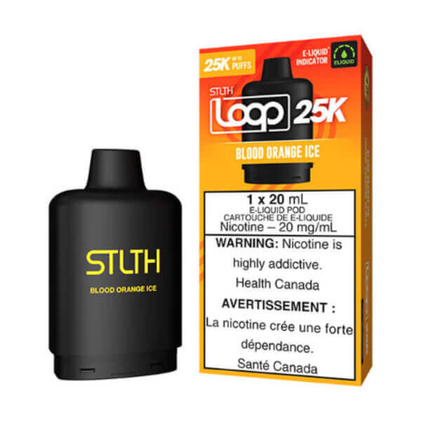 STLTH LOOP 25K POD PACK - BLOOD ORANGE ICE 5PC - The Vapor Bar