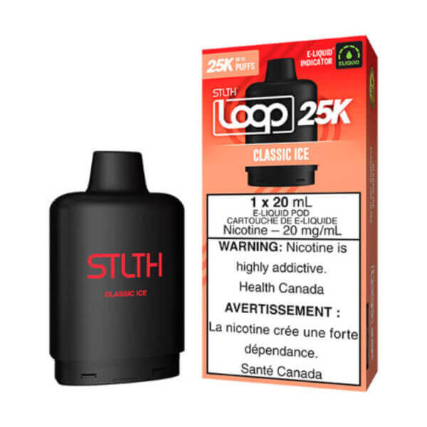 STLTH LOOP 25K POD PACK - CLASSIC ICE 5PC - The Vapor Bar