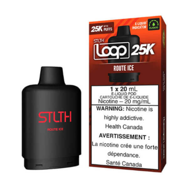 STLTH LOOP 25K POD PACK - ROUTE ICE 5PC - The Vapor Bar