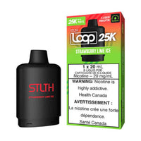 Thumbnail for STLTH LOOP 25K POD PACK - STRAWBERRY LIME ICE 5PC - The Vapor Bar