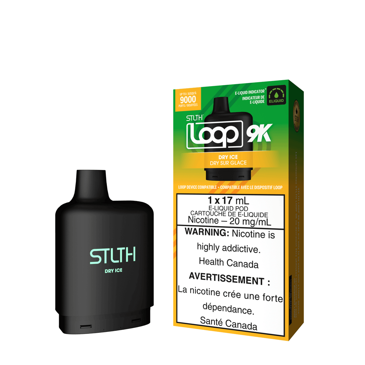 Stlth Vape Loop 2 - DRY ICE - STLTH LOOP 9K PODS 5PC