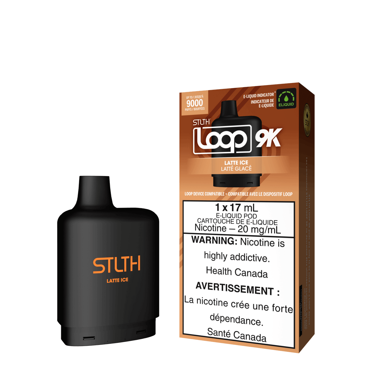 Stlth Vape Loop 2 - LATTE ICE - STLTH LOOP 9K PODS 5PC