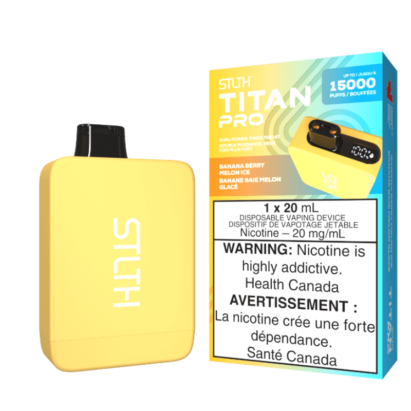 BANANA BERRY MELON ICE - STLTH TITAN PRO DISPOSABLE (5PCS/CTN) | The Vapor Bar