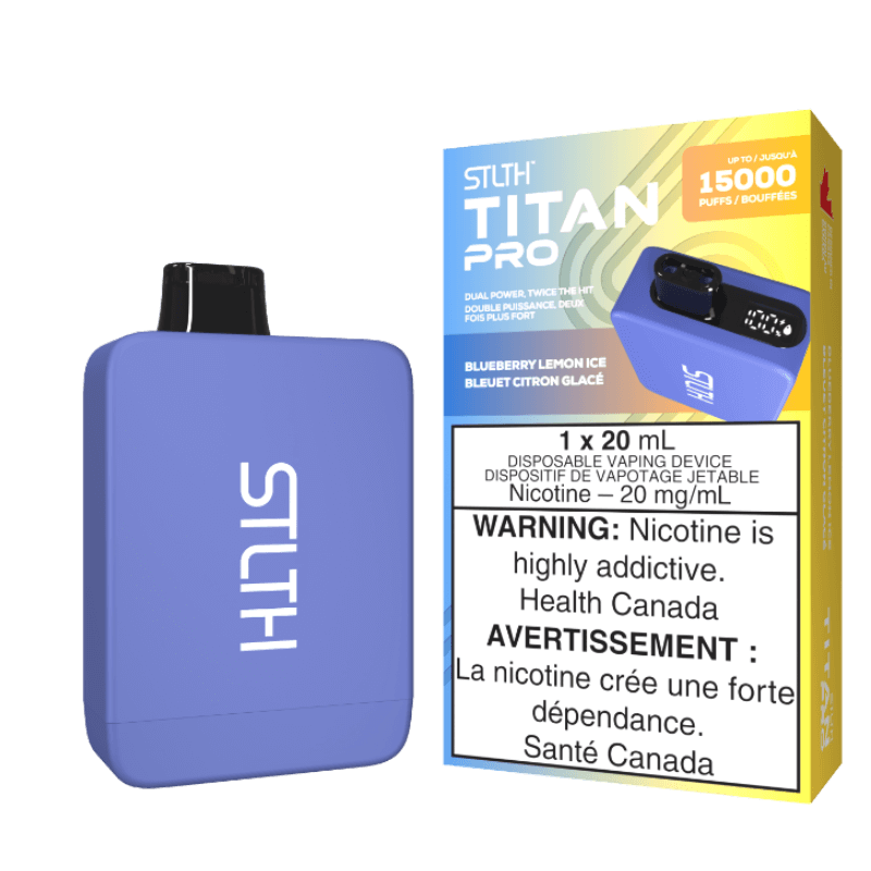 BLUEBERRY LEMON ICE - STLTH TITAN PRO DISPOSABLE (5PCS/CTN) | The Vapor Bar