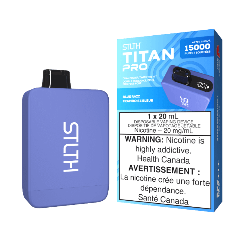 BLUE RAZZ - STLTH TITAN PRO DISPOSABLE (5PCS/CTN) | The Vapor Bar