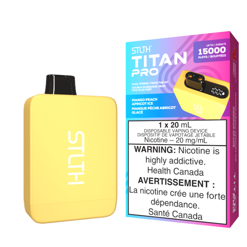 MANGO PEACH APRICOT ICE - STLTH TITAN PRO DISPOSABLE (5PCS/CTN) | The Vapor Bar