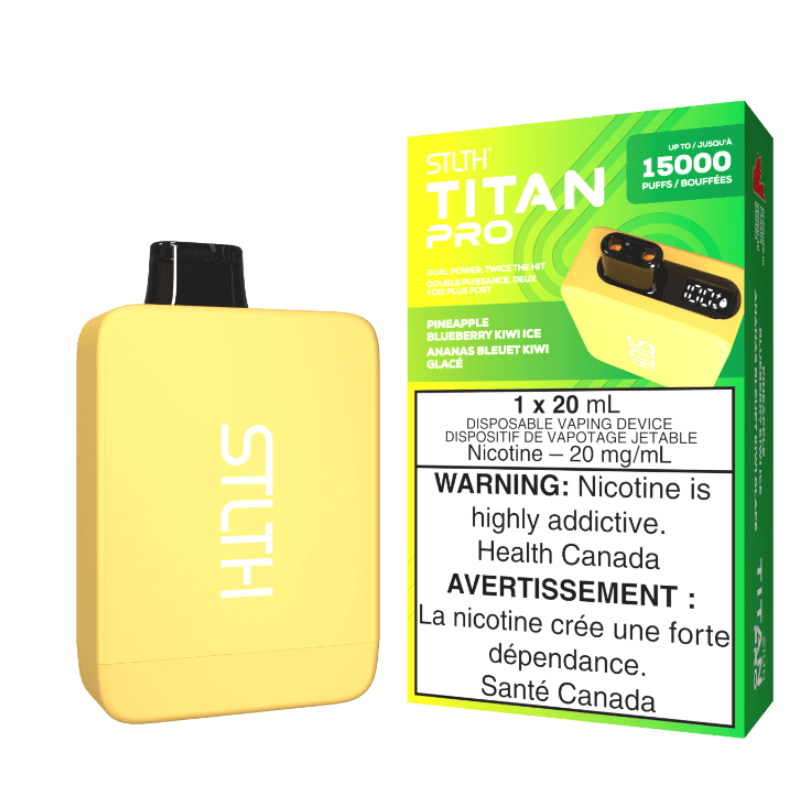 PINEAPPLE BLUEBERRY KIWI ICE - STLTH TITAN PRO DISPOSABLE (5PCS/CTN) | The Vapor Bar