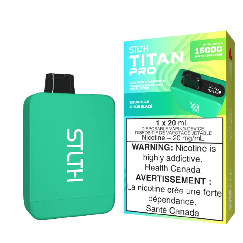 SOUR-C ICE - STLTH TITAN PRO DISPOSABLE (5PCS/CTN) | The Vapor Bar