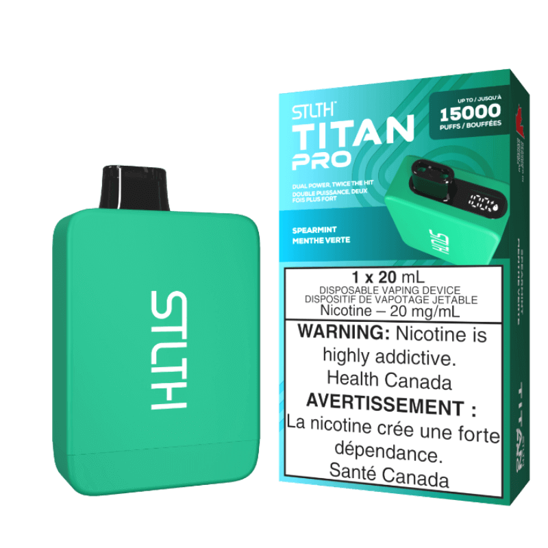 SPEARMINT - STLTH TITAN PRO DISPOSABLE (5PCS/CTN) | The Vapor Bar