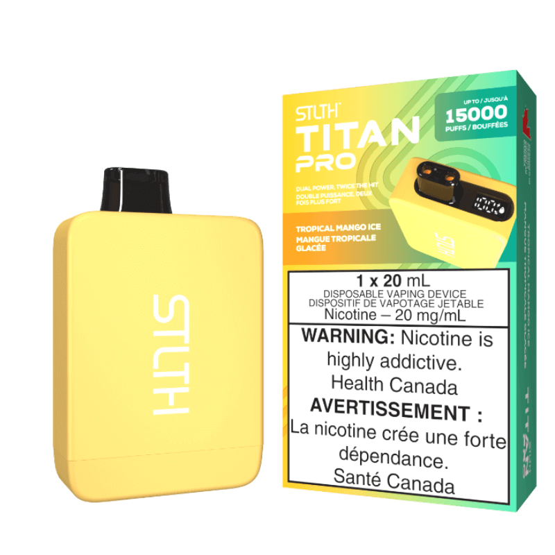 TROPICAL MANGO ICE - STLTH TITAN PRO DISPOSABLE (5PCS/CTN) | The Vapor Bar