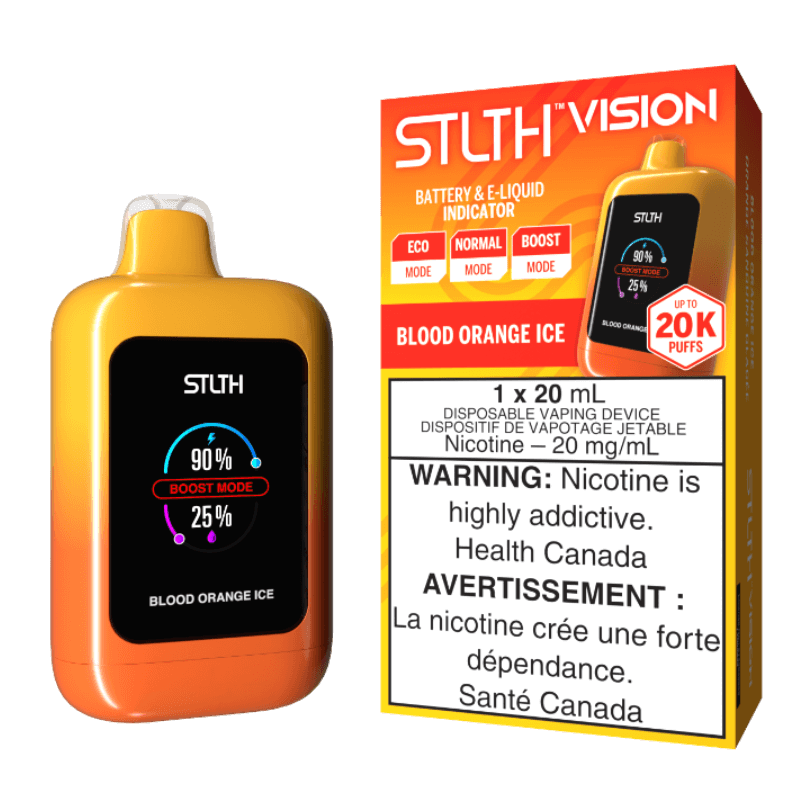 BLOOD ORANGE ICE - STLTH VISION DISPOSABLE - (4PCS/CTN) | The Vapor Bar